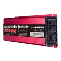 1000W 1600W 2200W 3000W Pure Sine Wave Inverter DC 12V 24V to AC 110V 220V Voltage Transformer Power Converter Car Inverter