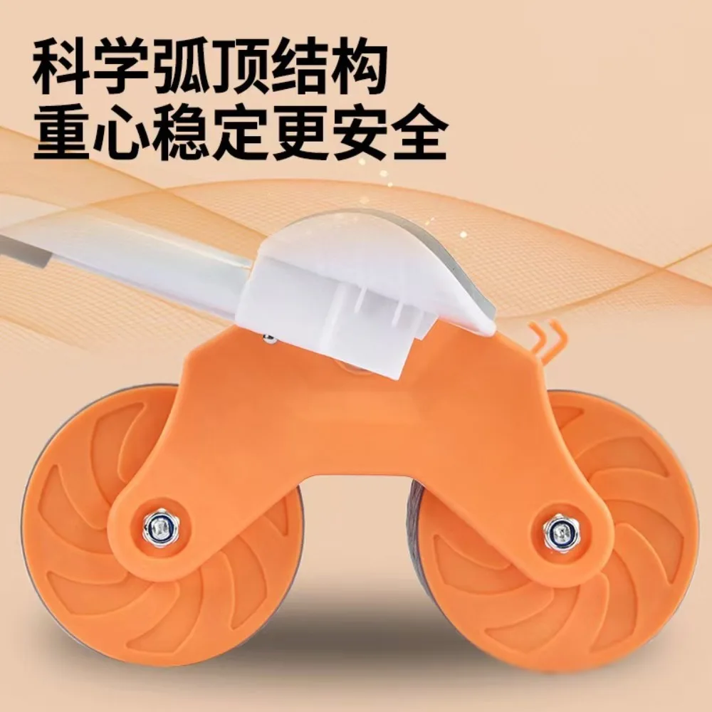 Automatic Rebound Ab Wheel Roller Elbow Support 2-Wheel Silent Core Trainer Home Gym Fitness Equipment for Abdominal Muscle