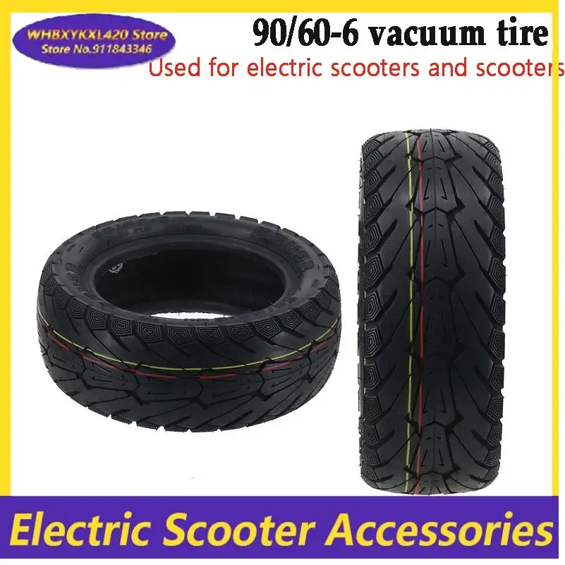 

High quality 90/60-6 tubeless tires widened, wear-resistant, anti slip skateboard vacuum tire modification parts