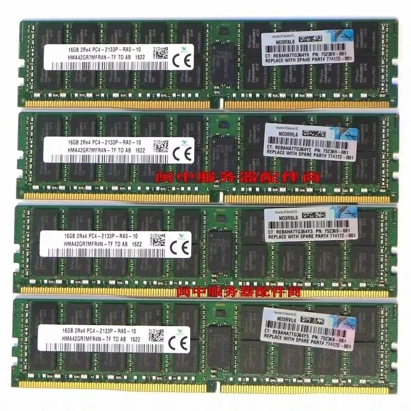 

Для серверной памяти Z440 Z640 Z840 16 ГБ DDR4 PC4-2133P ECC REG 2133
