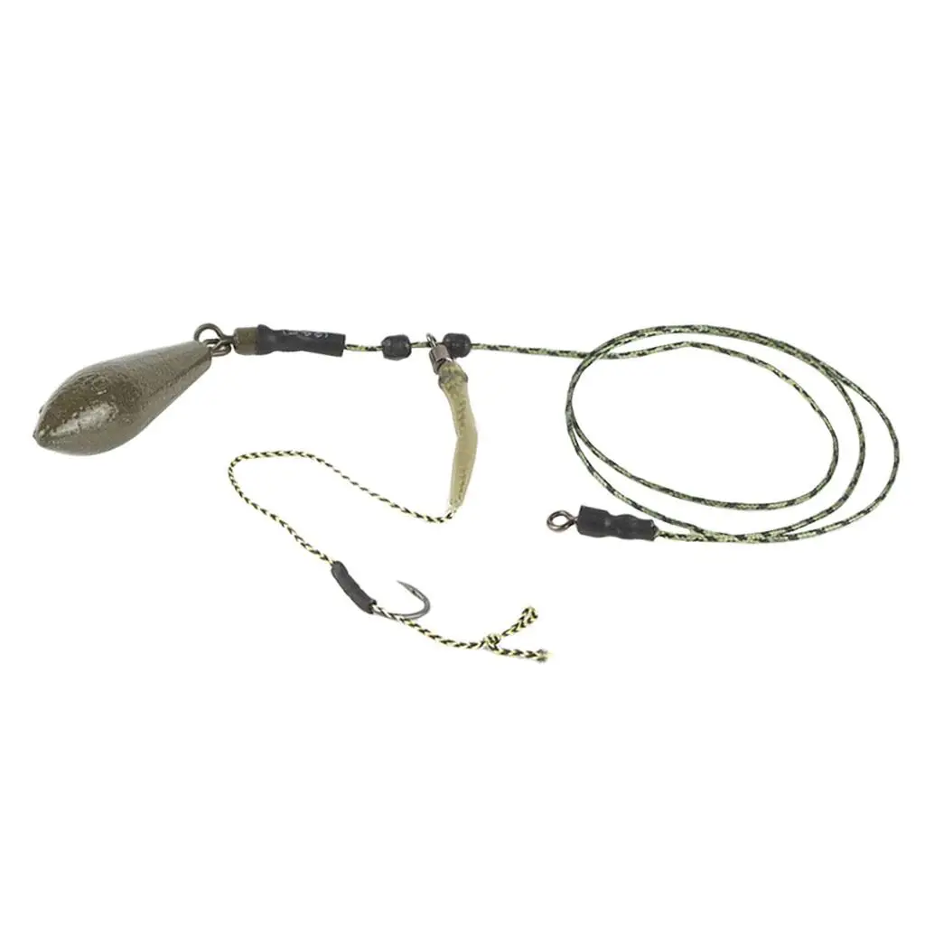 Fishing Hook Set for Carp Barbed Cage with Method Feeder Braided Line Hair Rigs Complete Kit for River Lake Sea Fishing