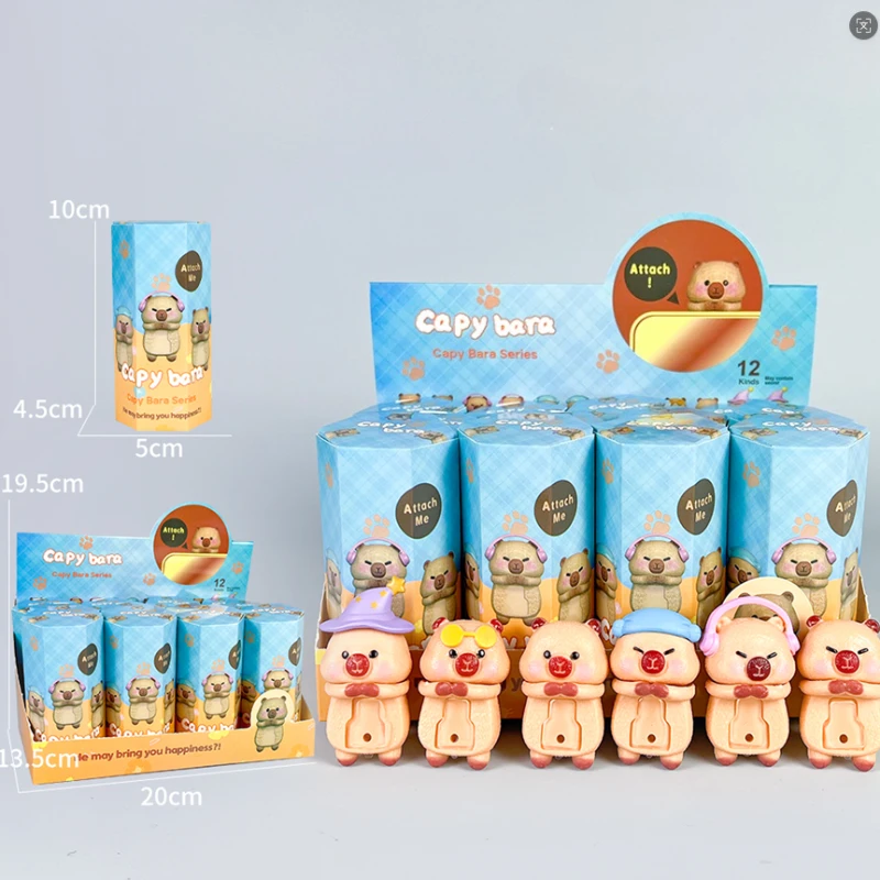 

2026 Kapibala Series Blind Box Anime Figures Dolls ornament Pendant Toy Birthday Gift Car Decoration Desktop Computer Screen Toy