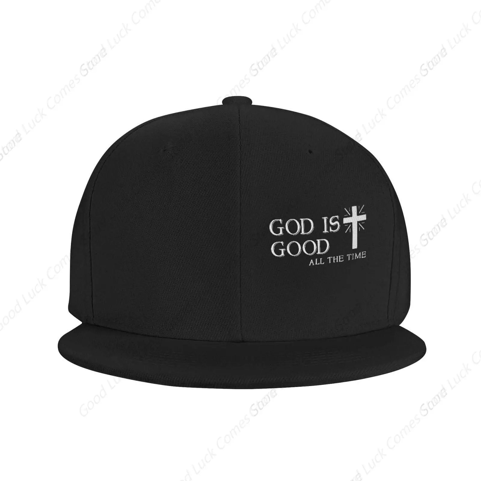 God is Good All The Time Hat Flat Bill Trucker Hats Dancer Baseball Cap Black Sunhat for Men Women