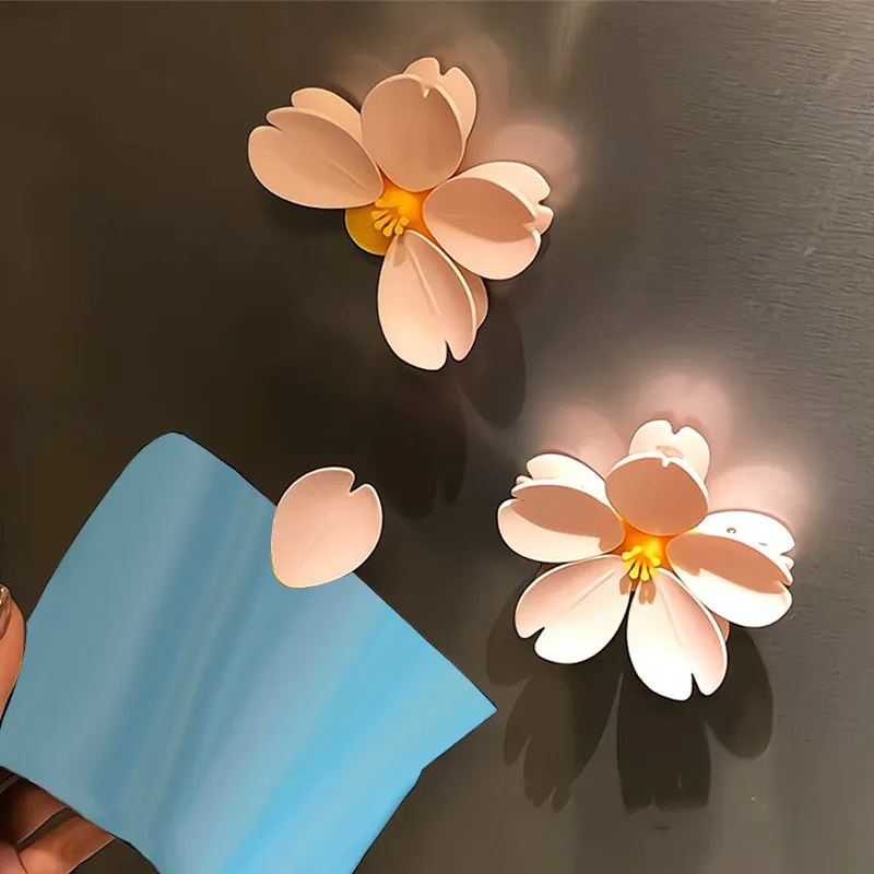 Sakura Magnetic Clip Kitchen Gadget Multifunctional Snack Sealer Food Storage Unique Petal Clip Cute Home Creative Fridge Magnet