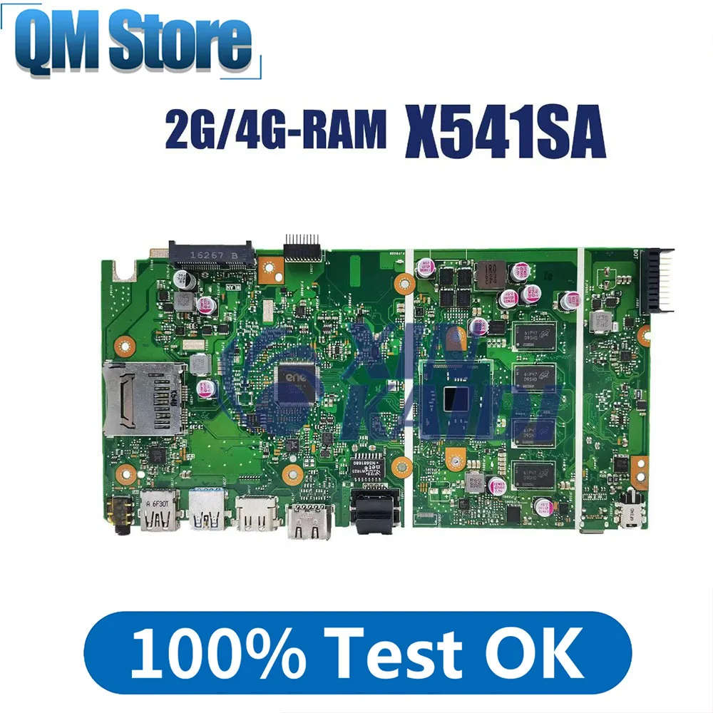 

Laptop Motherboard For ASUS X541S F541S A541S Mainboard N3000 X541SA N3060 N3710 X5-E8000 CPU 2GB 4GB-RAM Systemboard