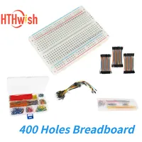 400 Tie Points Solderless Breadboard Kit PCB 140PCS/840PCS 14 Lengths Jumper Wire Dupont Line 10CM DIY Mini Test Protoboard Kit