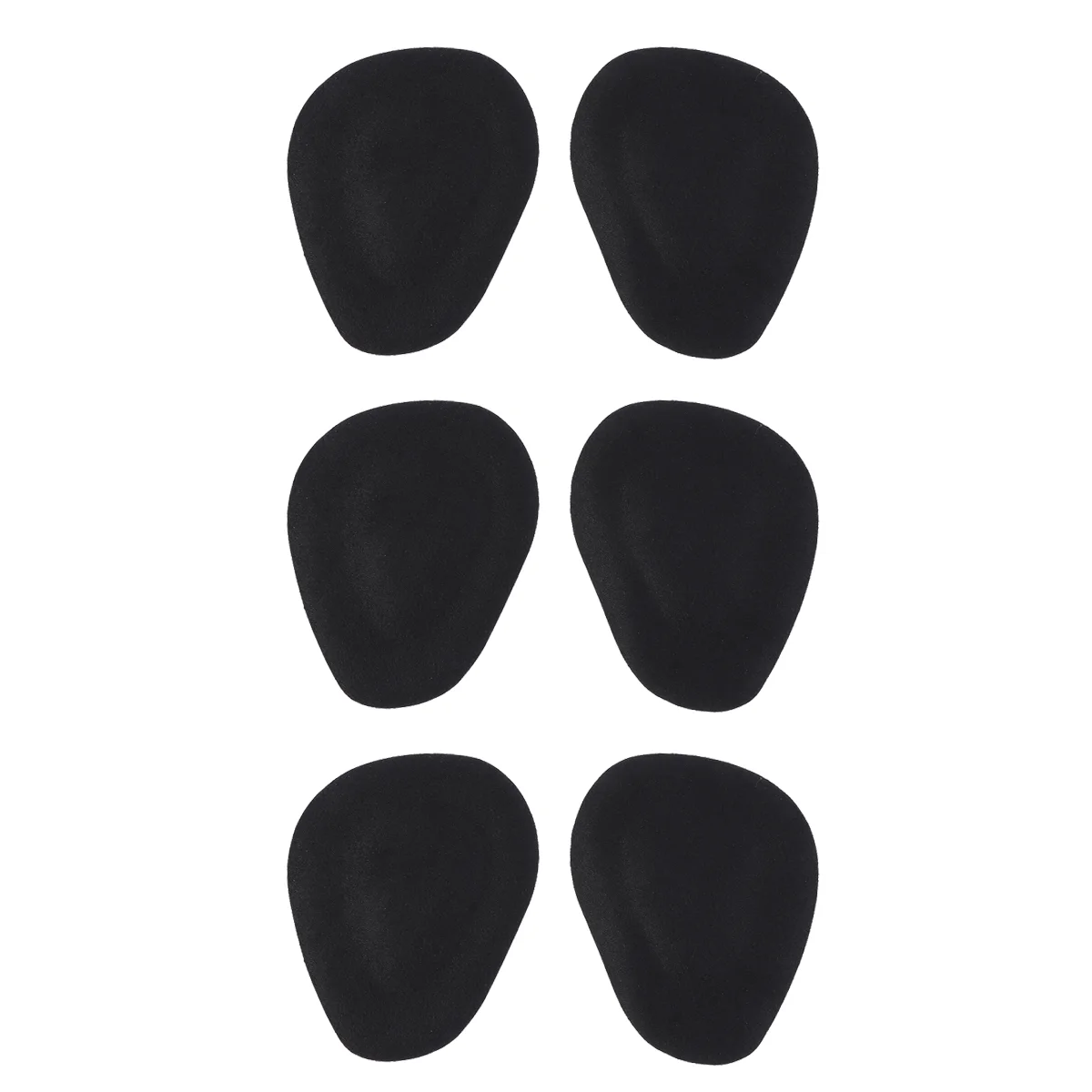 

3 Pair Forefoot Pad Thickening Anti-slip Half Yard Pad High Heel Insole Black half insoles gel half insoles