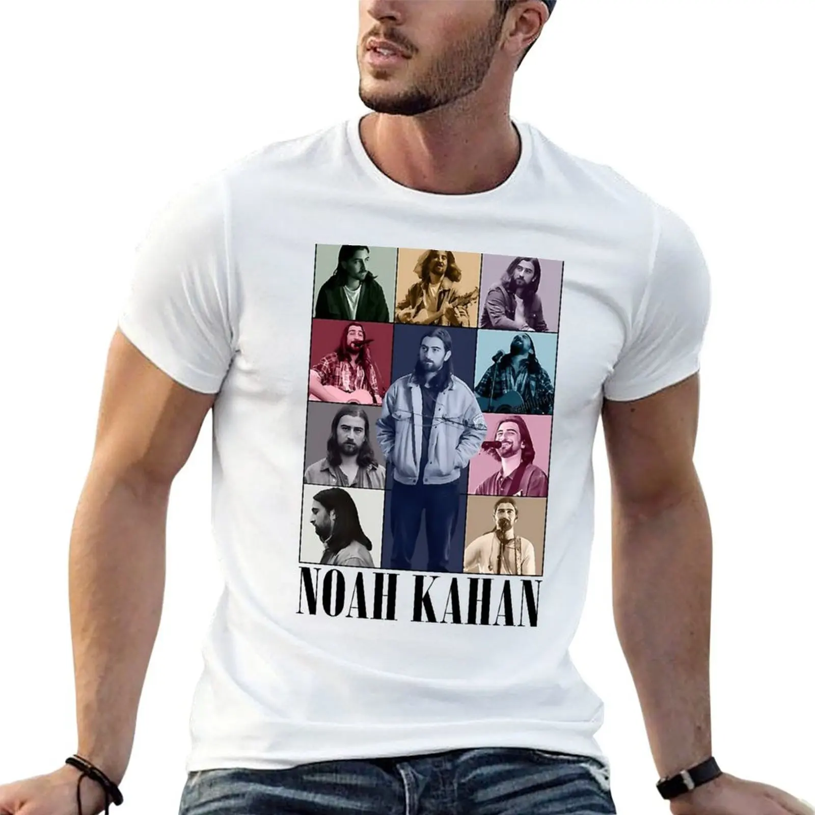 Kahan Collage T-Shirt Luxury man quick-drying Short sleeve tee men
