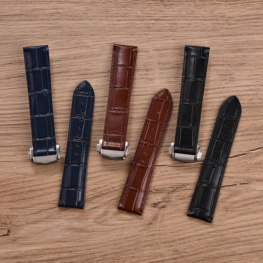 

Элитный кожаный ремешок для часов Omega 19 мм, 20 мм, 21 мм, 22 мм, ремешок для часов для женщин и мужчин, аксессуары для часов с твердой пряжкой