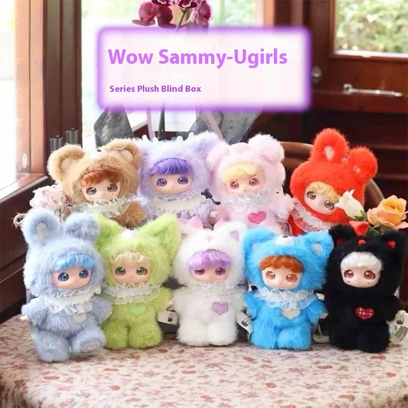 

Authentic Wazami Ugirls Series Trendy Play Blind Box Pendant Creative Plush Cute Doll Gift for Children Fashion Trendy Blind Box