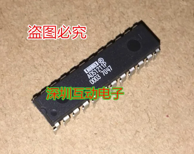 Free shipping   ADS1211P ADS1211 DIP-24       10PCS