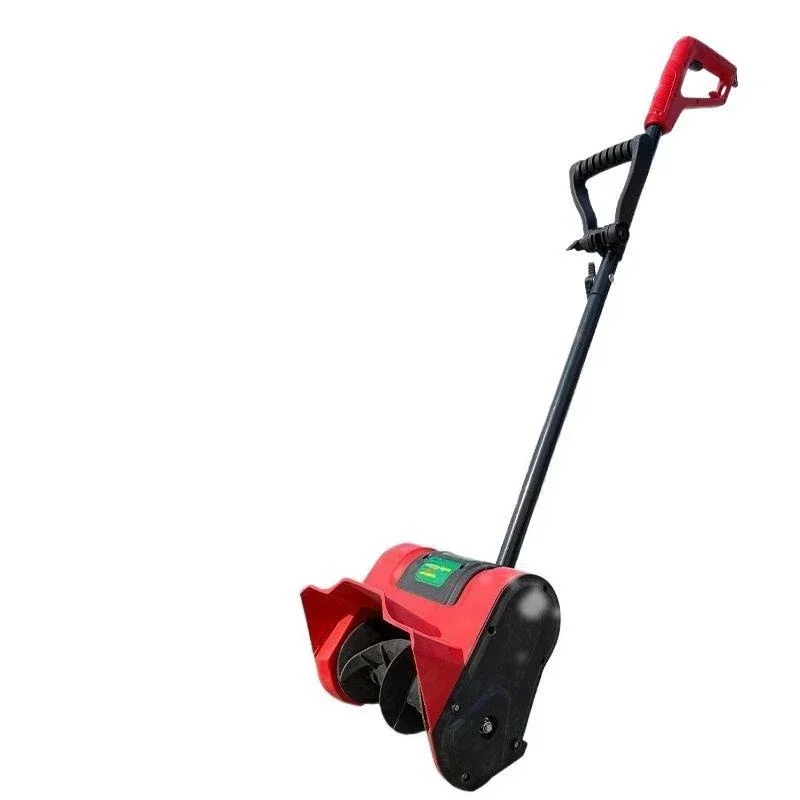 Plug-in electric snow plow, hand-pushed home school property road small snow removal artifact