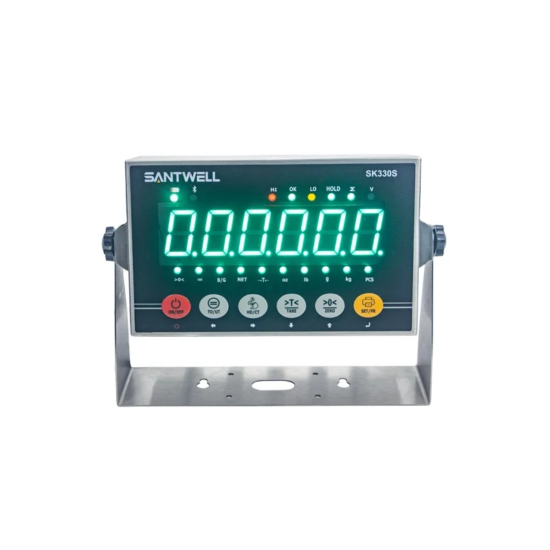 SK330S Hot Selling Platform Scale Indicators Waterproof Platform Balance Indicator LED LCD Bench Scale Indicator