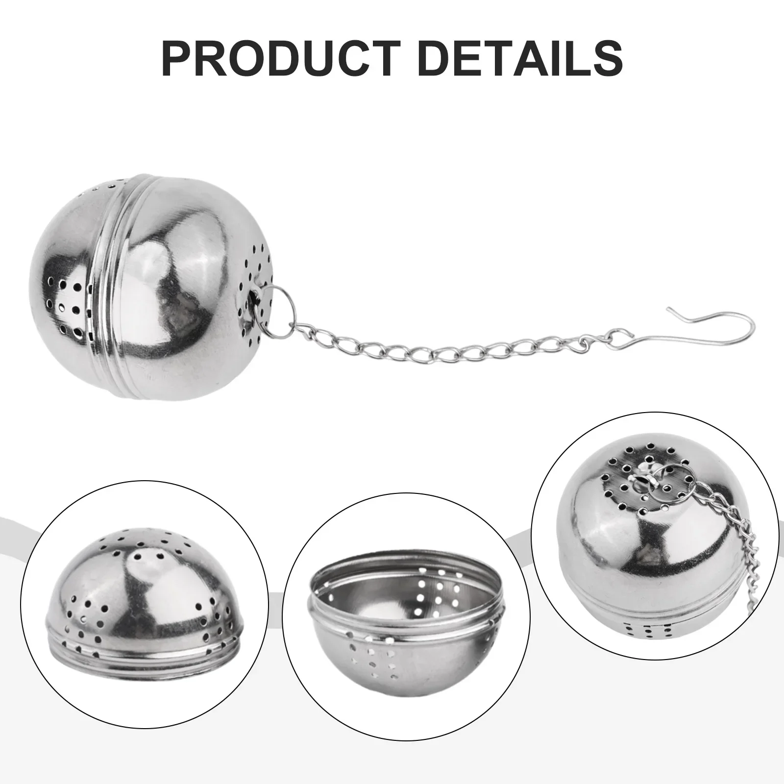 Diffuser Tea Strainer Fine Mesh Specifications Built To Long Last Easy To Use Oval Shaped Design Package Content