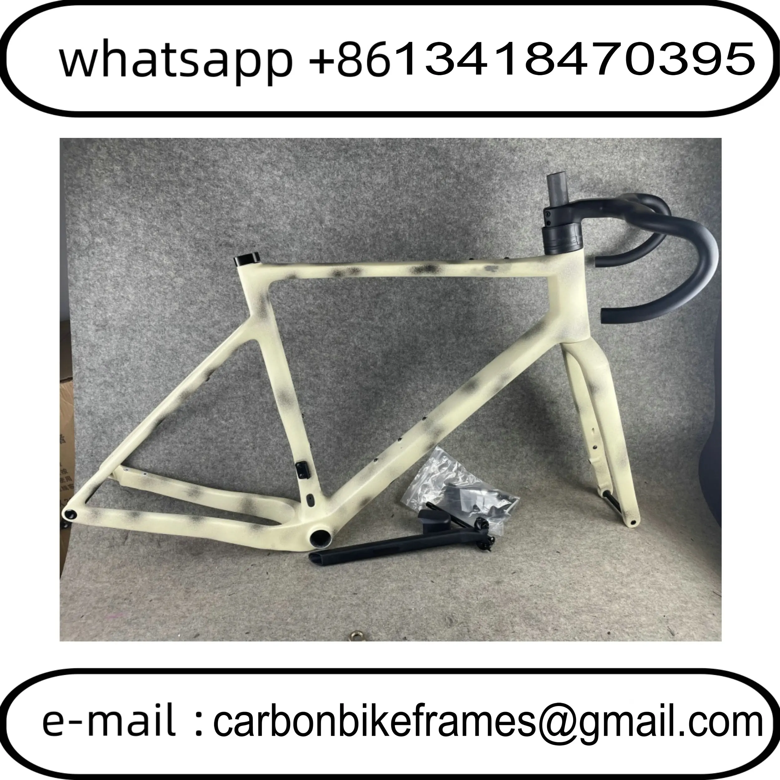 

Addict Gravel Carbon Fiber Frame Speed Bike Frames Cheese Color T1100 BB86 Disc Brake Racing Bicycle Frameset+Handlebar DPD Ship