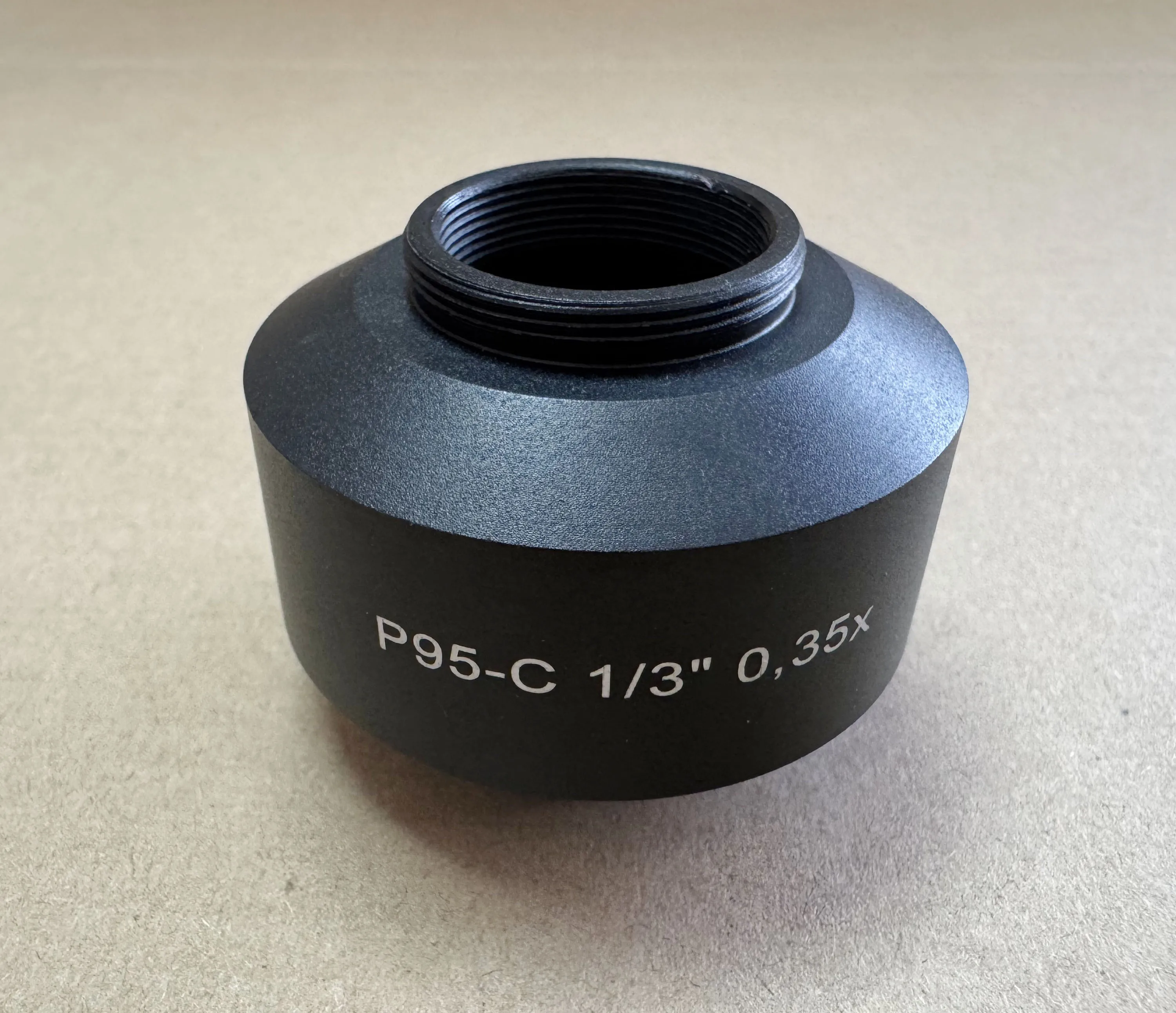 Adaptador de Montura C para Cámara de Microscopio Estándar 0.35X 0.5X para Microscopio Trinocular Zeiss