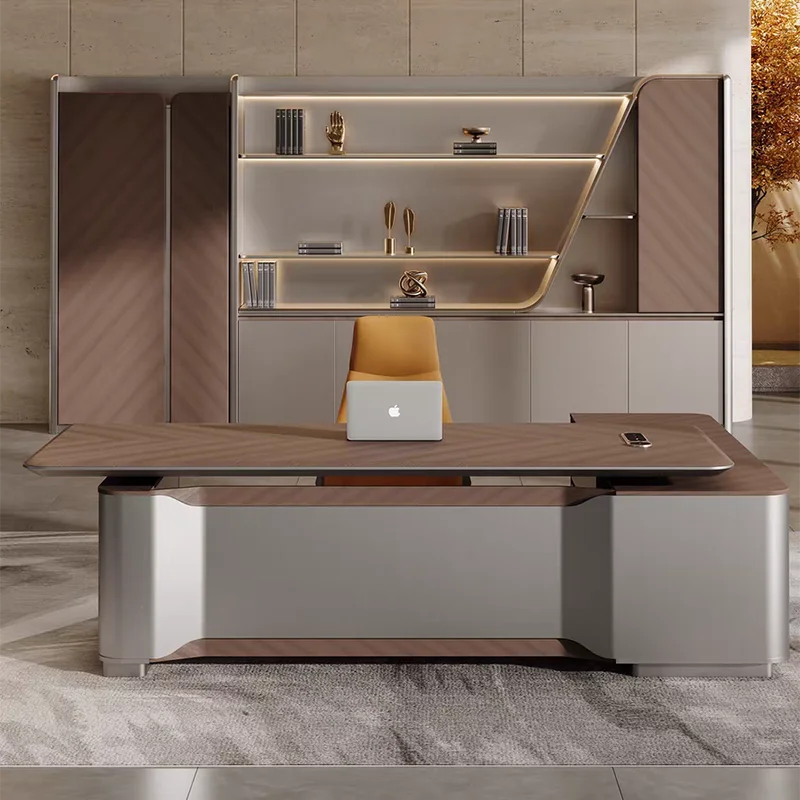 

# Modern Executive Desk Electric Standing Office Table With Storage Function