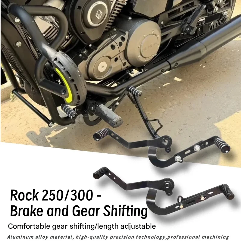 FOR Benda Rock 250/300 Modified Gear Lever Labor-Saving Dual Shift Design Multi-Angle Adjustable Front And Rear Gear Shifter