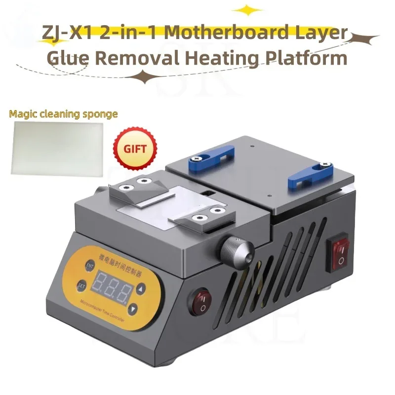 ZJX1 Preheating Platform Glue Removing for iPhone X/XS/11/11Pro/11Pro 12 13 14 Pro MAX Motherboard Repair Chip Glue Removal Tool