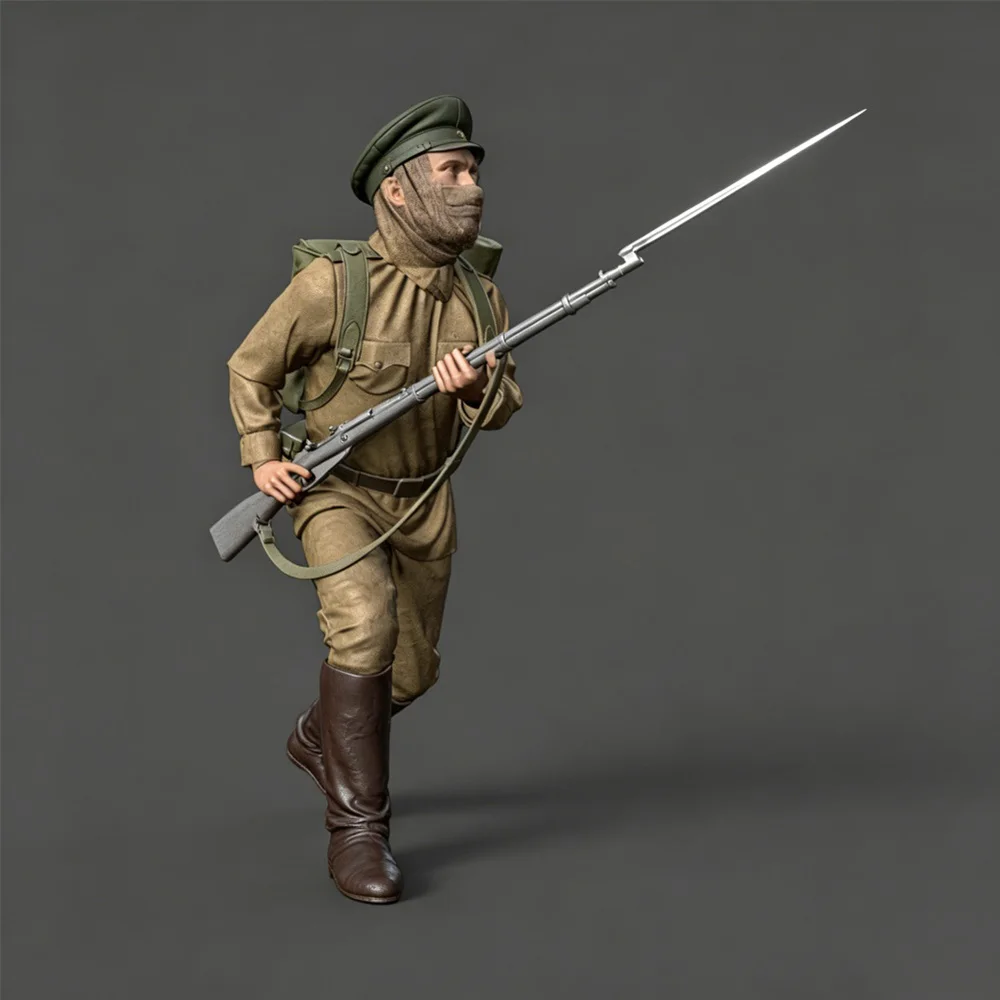 1/35 Resin Model Kit WW2 Unpainted Self Assembled High Quality Soldier Micro Miniature For Hobbyists Collection Gift Sculpture