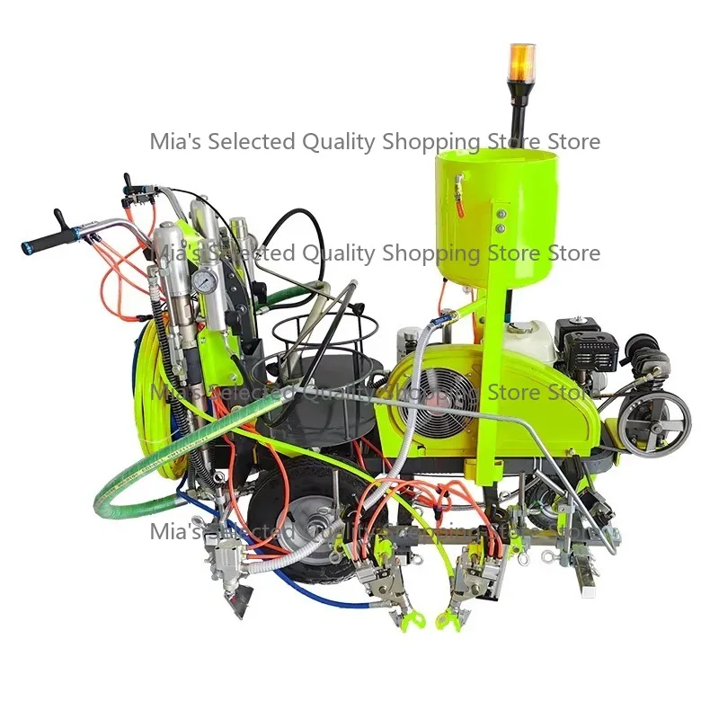 Double Sprayer Manual  Airless Driving Automatic Road Marking Line Machine Cold Plastic