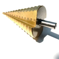 Cost Sale of 1PC HSS4241Made 4-52/6-50/6-55/6-60/6-65mm Step Drill Bit Core Bit Cone Hole Cutter for Steel Hole Opening