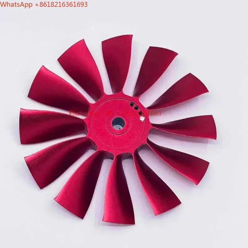 New Arriva 70mm All Metal Violent Ducted Fan Front And Rear Propeller Set, 12 Blade Ducted Vortex Jet Fan Related Accessories