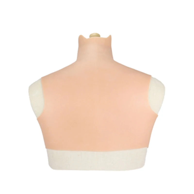 YONGXI 3d Women Silicone Body Close to The Ear Design Silicone Breasts Dress for The Sissy Costume Artificial Chest D E Cup