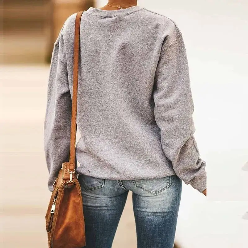 

Женская одежда, новые осенне-зимние повседневные топы, толстовки с длинными рукавами, забавные зеленые пушистые монстры с героями мультфильмов, Рождество