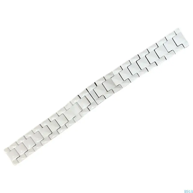 R91A Lussuoso bracciale per cinghia orologio per orologio per orologio da orologio da orologio da 18 mm con triplo perle che