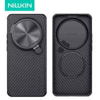 For Xiaomi 15 Ultra Case Nillkin CarboProp Aramid Fiber Magnetic Kevlar Aluminium Alloy Camera Lens Stand Cover