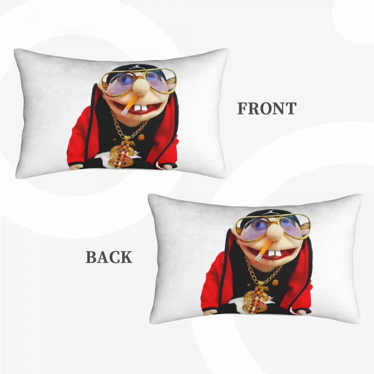 Sml Jeffy Sml Jeffy Sml Jeffy Towel Rectangle Pillowcase Cushion Cover Decor Bedroom Bed Home Comfort Throw Pillow