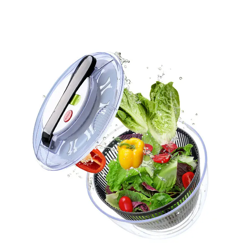 Best Rated Salad Spinner - High Volumetric Utilization, 5L Capacity, Efficient Lettuce Drying, Collapsible Design