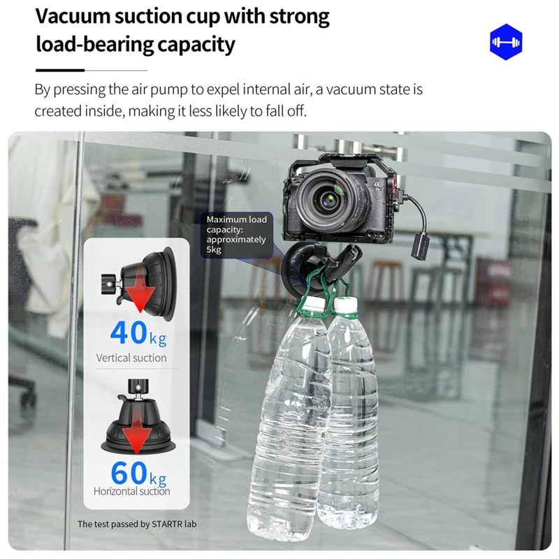 For DJI Osmo Pocket 3 Camera Mount Car Vacuum Chuck Suction Cup Base Stable Shooting Bracket Car Mount Holder Pocket3 Accessory