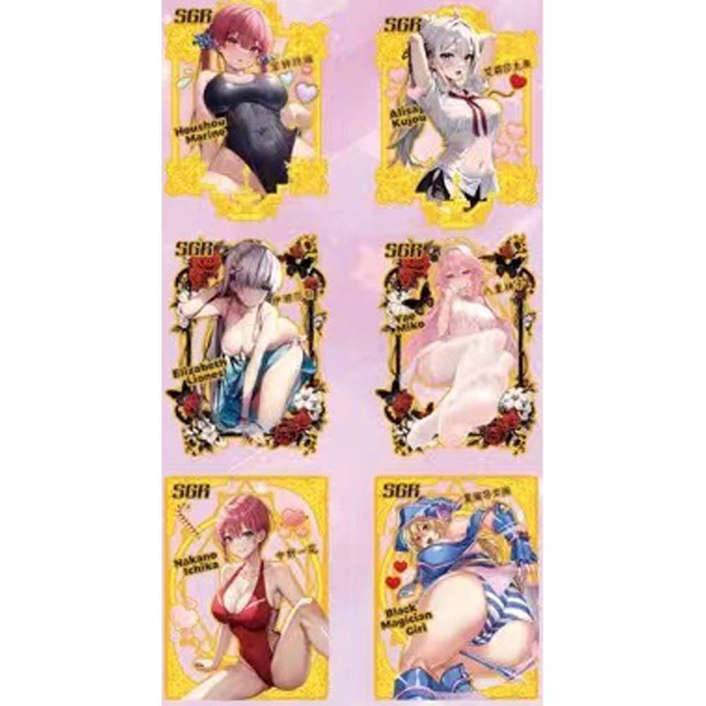 Оптовая продажа, новинка 2024, чехол Maiden Party 6, коллекционная карта Goddess Story, купальник Waifu CCG ACG TCG, мировая торговля, хобби, подарок