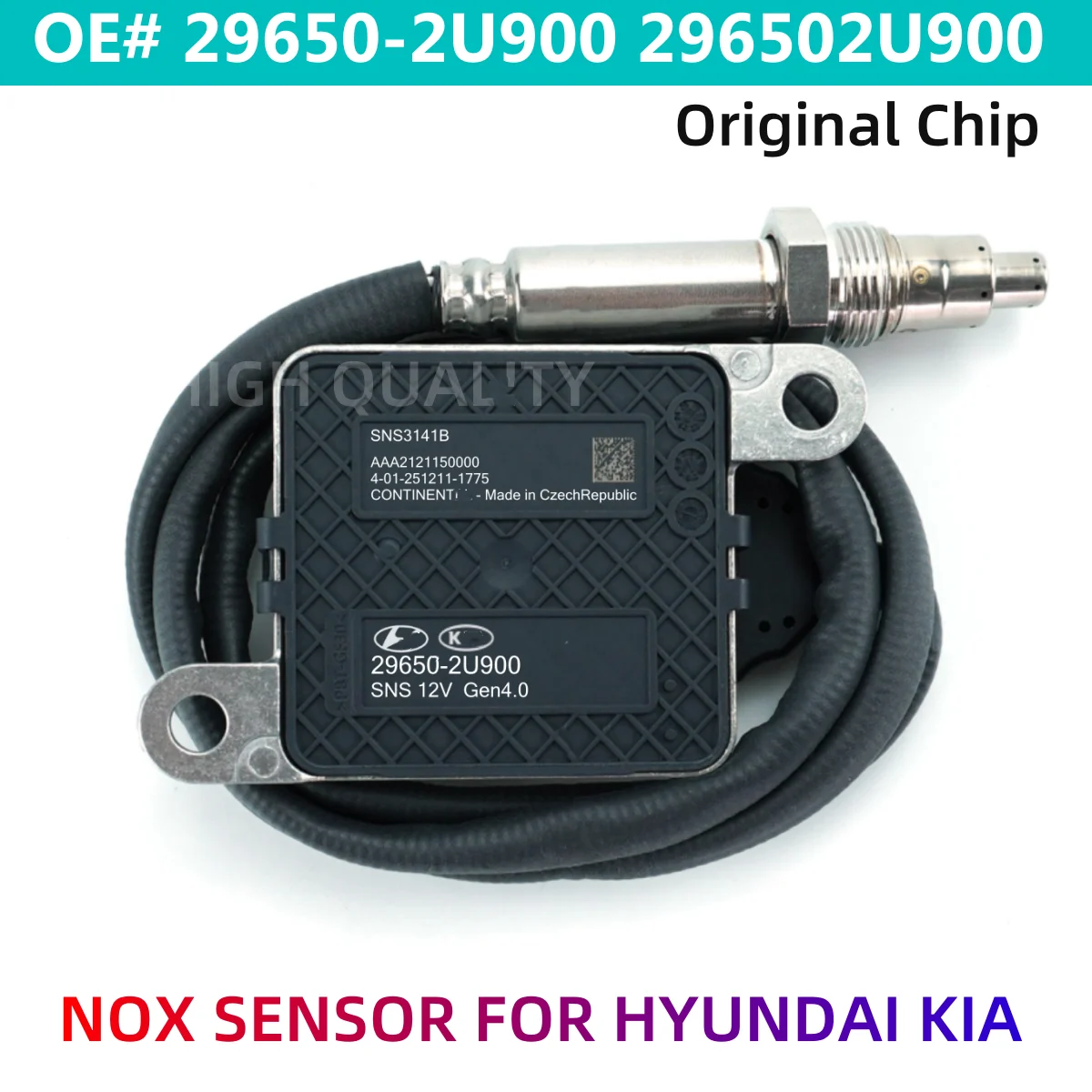 29650-2U900 New Nitrogen Oxide NOx Sensor For Hyundai KIA 1.6 CRDI 21 22 23R 296502U900