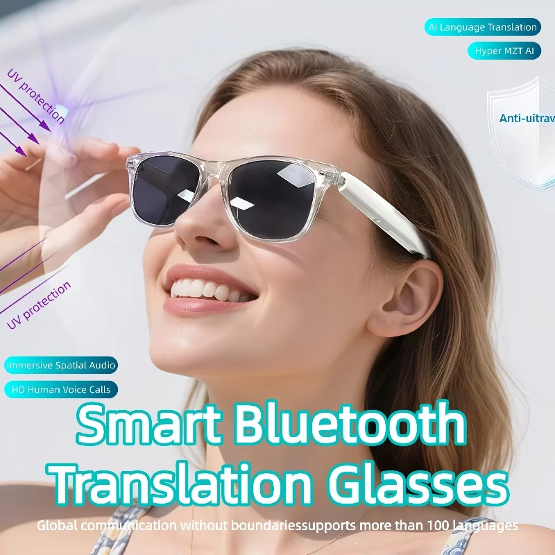 

F16 Smart Glasses Blue Tooth Audio Call AI Voice Noise Reduction Music Eyewear Waterproof Speaker Mics Calls Eyeglass