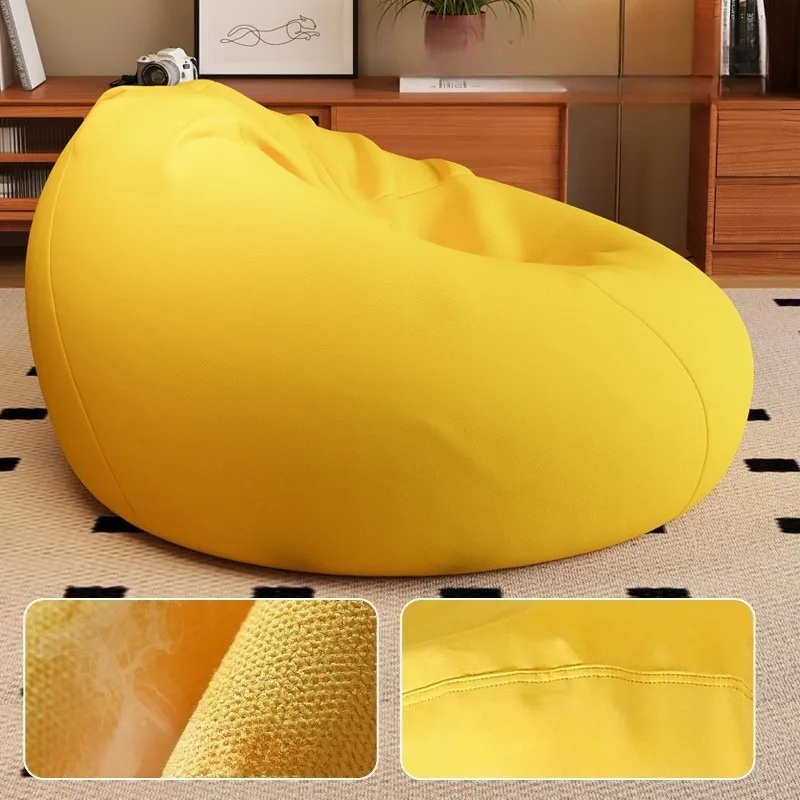 نفخة أريكة بنمط حقيبة القماش كسول الأرائك الحديثة الترفيه غرفة المعيشة حصير الأرائك العملاقة الاسترخاء غرفة نوم شخص واحد الأرائك