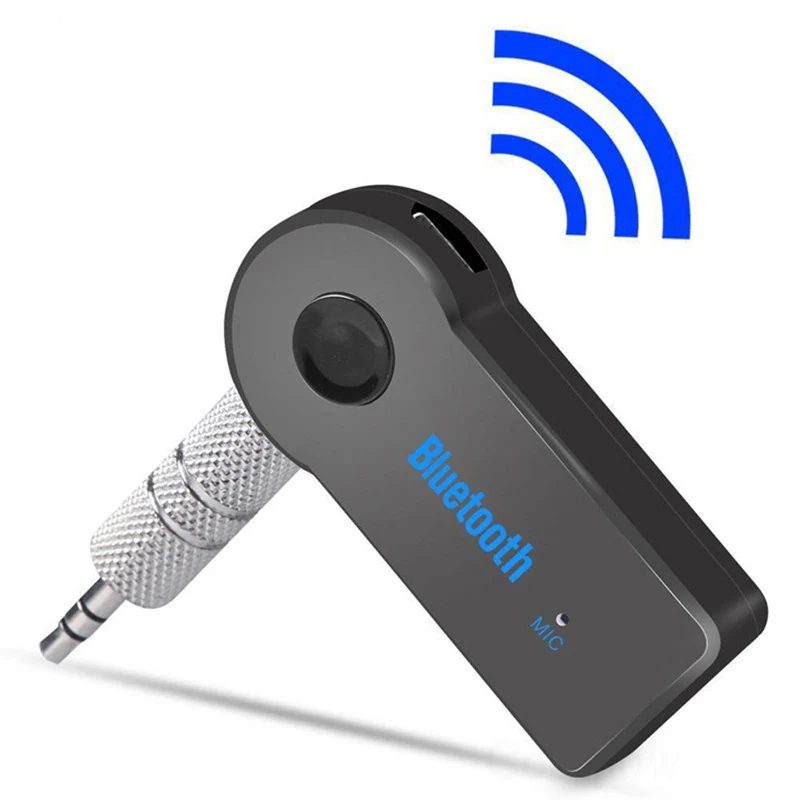 Adaptador receptor de coche Bluetooth inalámbrico 3,5 mmJack transmisor de Audio llamada de teléfono manos libres Auto AUX receptor de música para