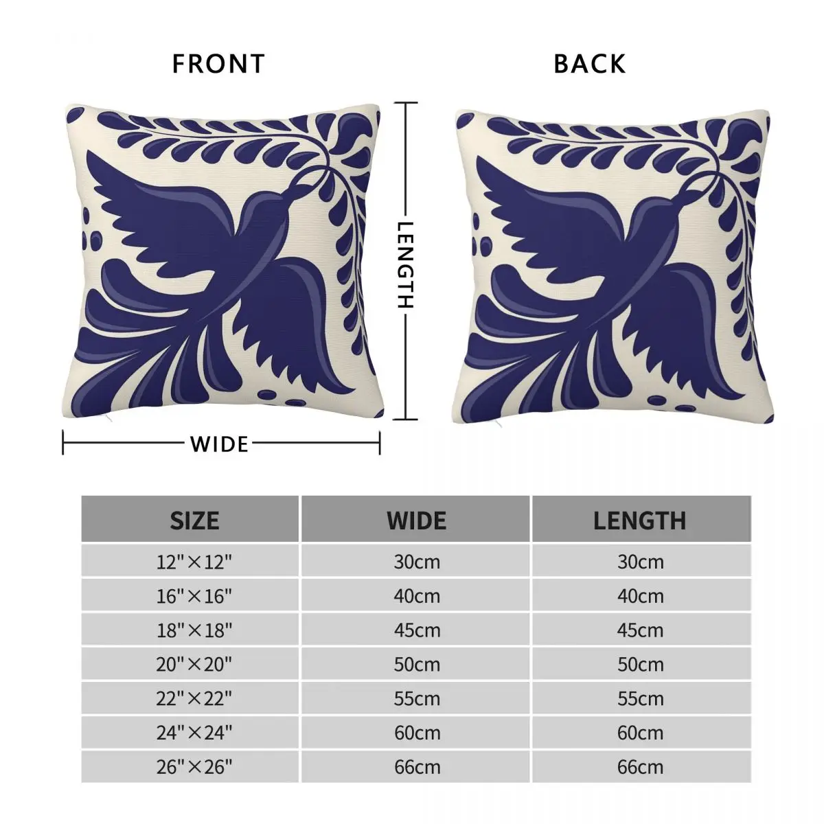 Flying Dove Talavera Tile Square Pillowcase Polyester Linen Velvet Pattern Zip Decor Pillow Case Home Wholesale