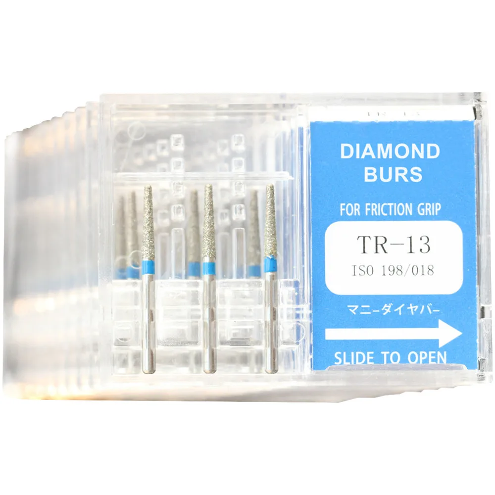 10 Boxes Standard Dental Diamond Burs Polisher Drill Tools FG 1.6mm High Speed Handpiece Polishing Dentistry Products All Types