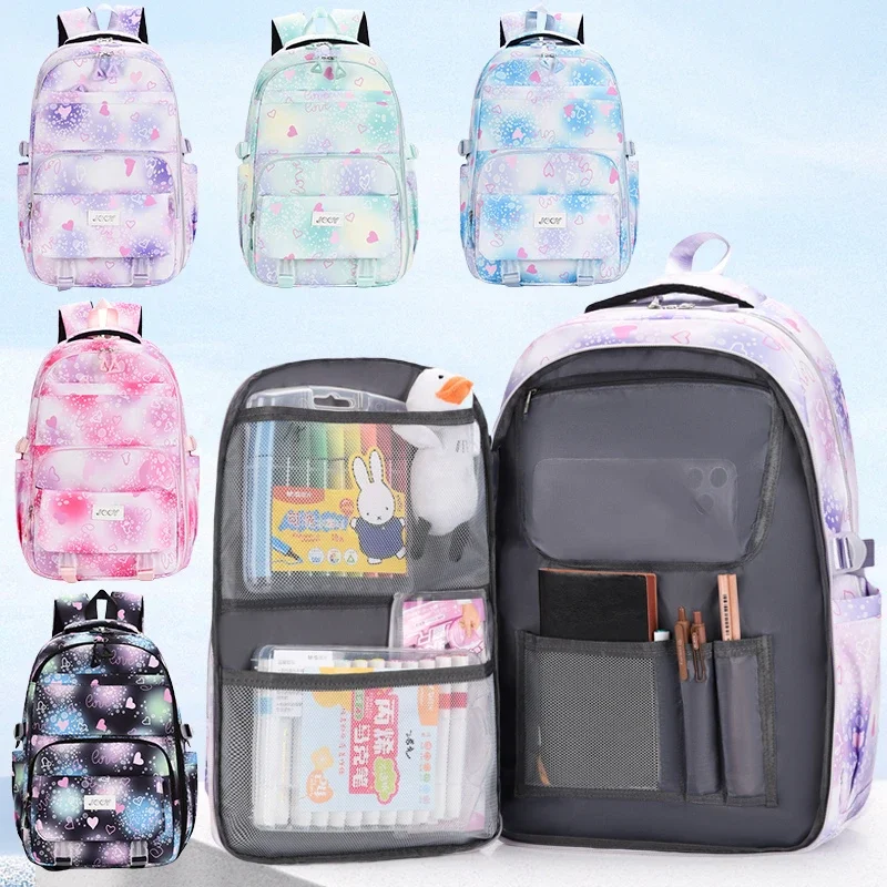 

Children School Bags For Girls Kids Satchel Primary Orthopedic School Backpacks Princess Backpack teenager Schoolbag knapsack