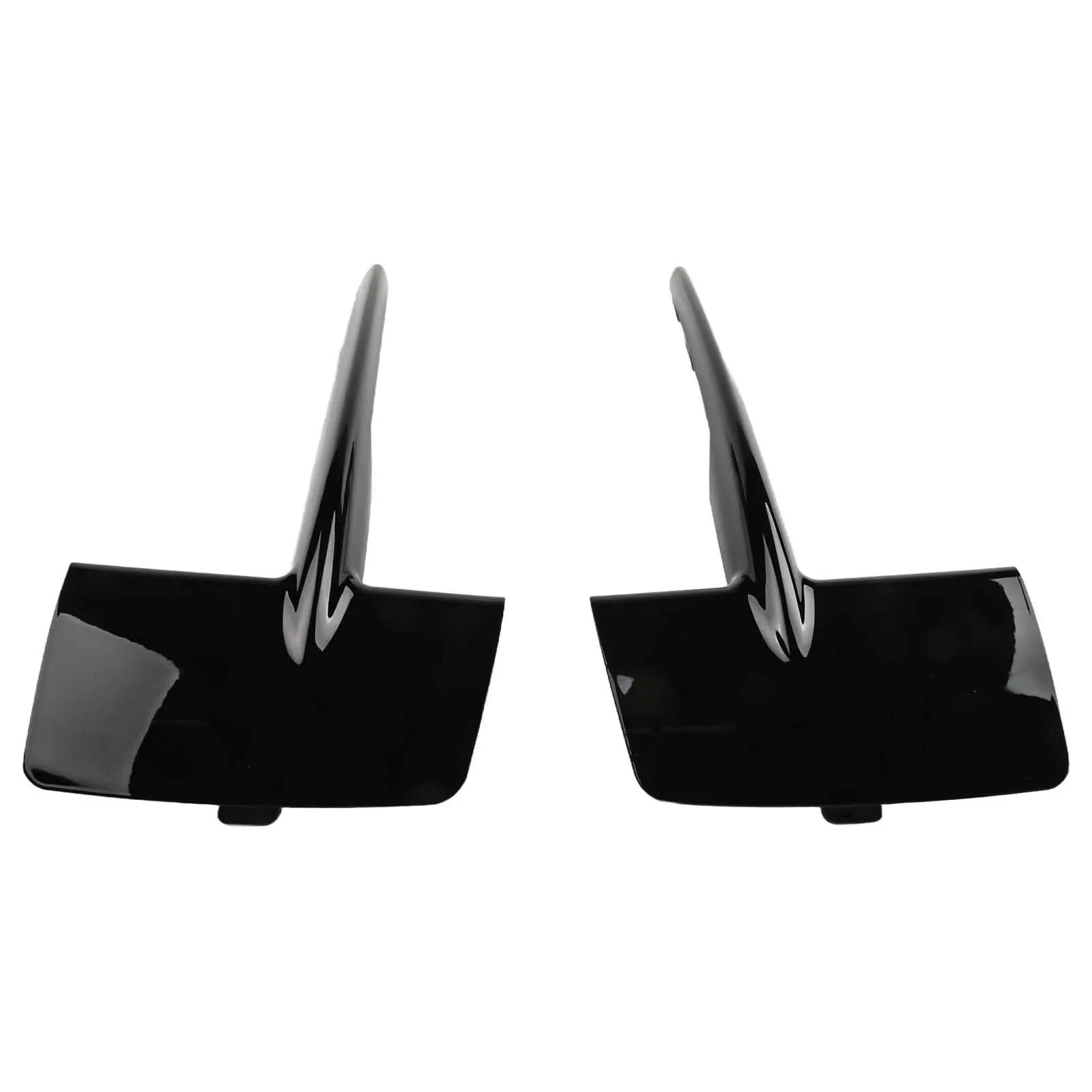 

1 Pair Car Front Bumper Pure Black Excellence Chrome Grill For BMW X5 F15 7325395 Bumper Grill Cover Strip Trim