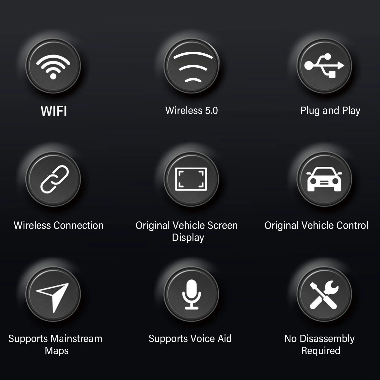 Adaptador sem fio automático para ios com fio para adaptador carplay 5.8ghz wifi bluetooth 5.0 dongle sem fio para telefones ios