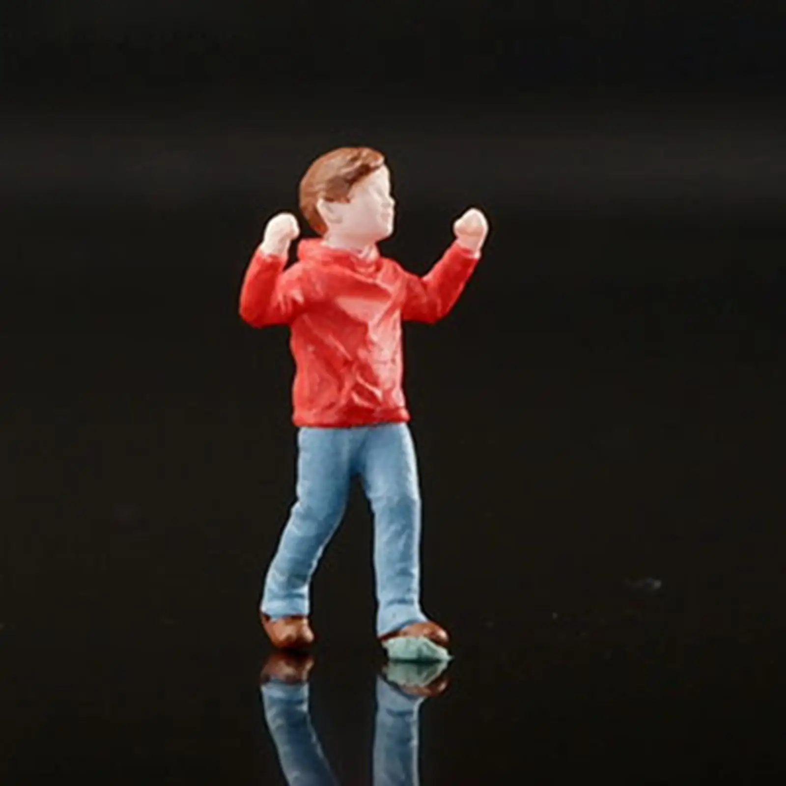 Figura Diorama a escala 1:64, diseño en miniatura, figura de personas callejeras, colecciones de pasatiempo de jardín de hadas, adorno de escritorio, Mini estatuilla