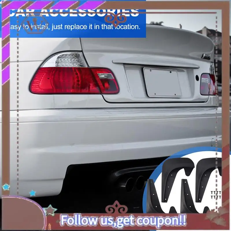 A57E-Universal Mudflaps Mud Flaps Flap Splash Guards Mudguards Car Auto Van SUV Trucks Sedan Wheel Fender Front Rear
