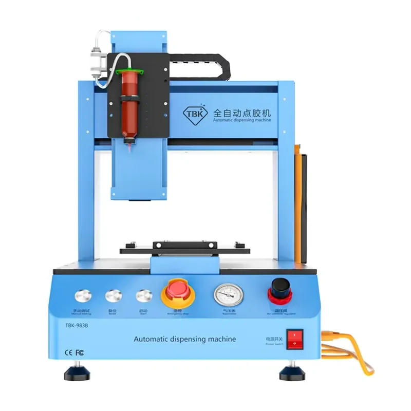 TBK 983B TBK983B Automatic Glue Dispenser LCD Screen Sealing Programmable UV Glue Dispensing Machine for Scratch Polish