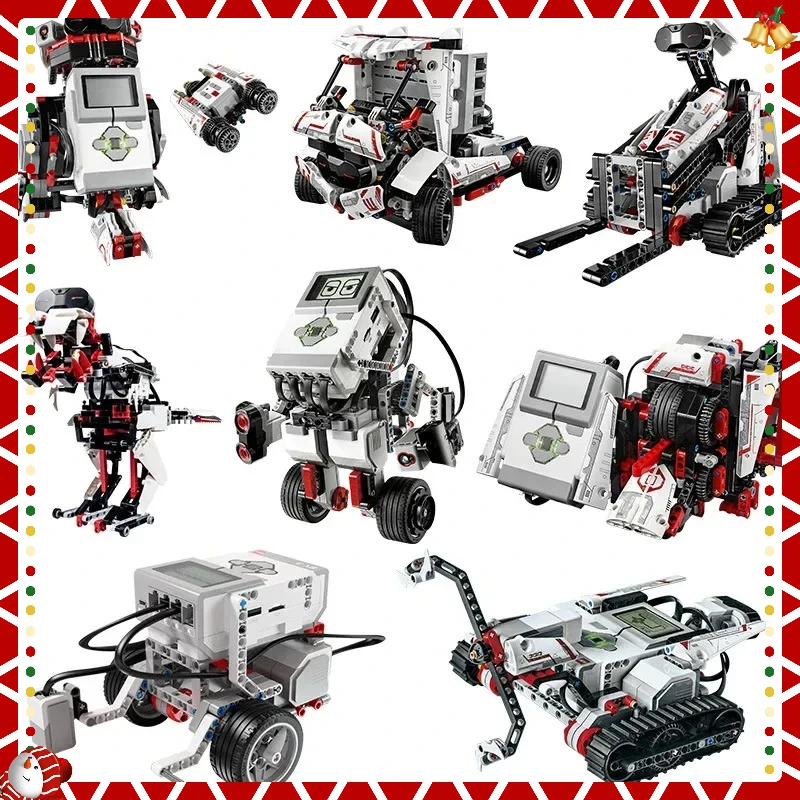 Robot EV3 45544 Core Set Building Blocks Kit Mindstorms EV3 9898 Parts 45560 Diy Learning Toy MOC Education Bricks