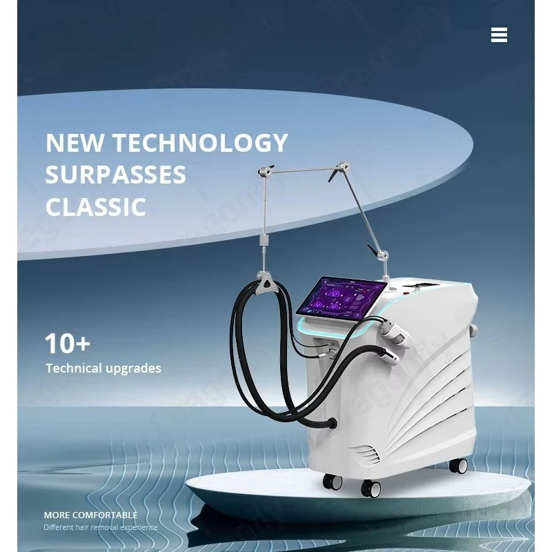 CE Certified Alexandrite  GentleMax Pro 755nm 1064nm Laser Hair Removal Machine Skin Tightening US Plug High-End Device