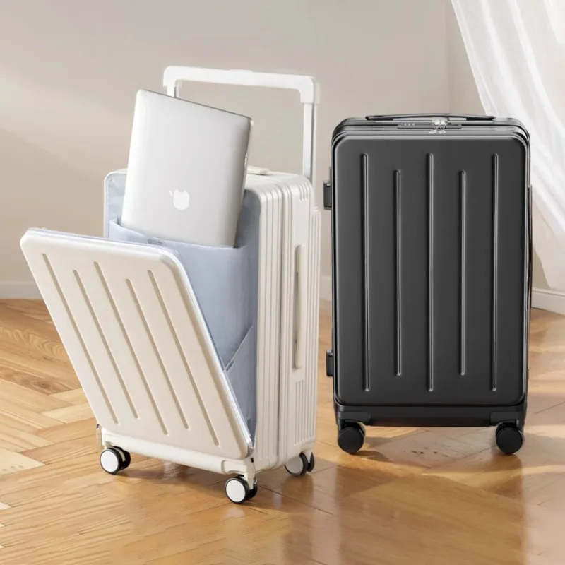 

20"24"26 Inch Wide Handle Travel Suitcase PC Zipper Rolling luggage Trolley Case With Wheels Carry-on Luggage Boarding Box